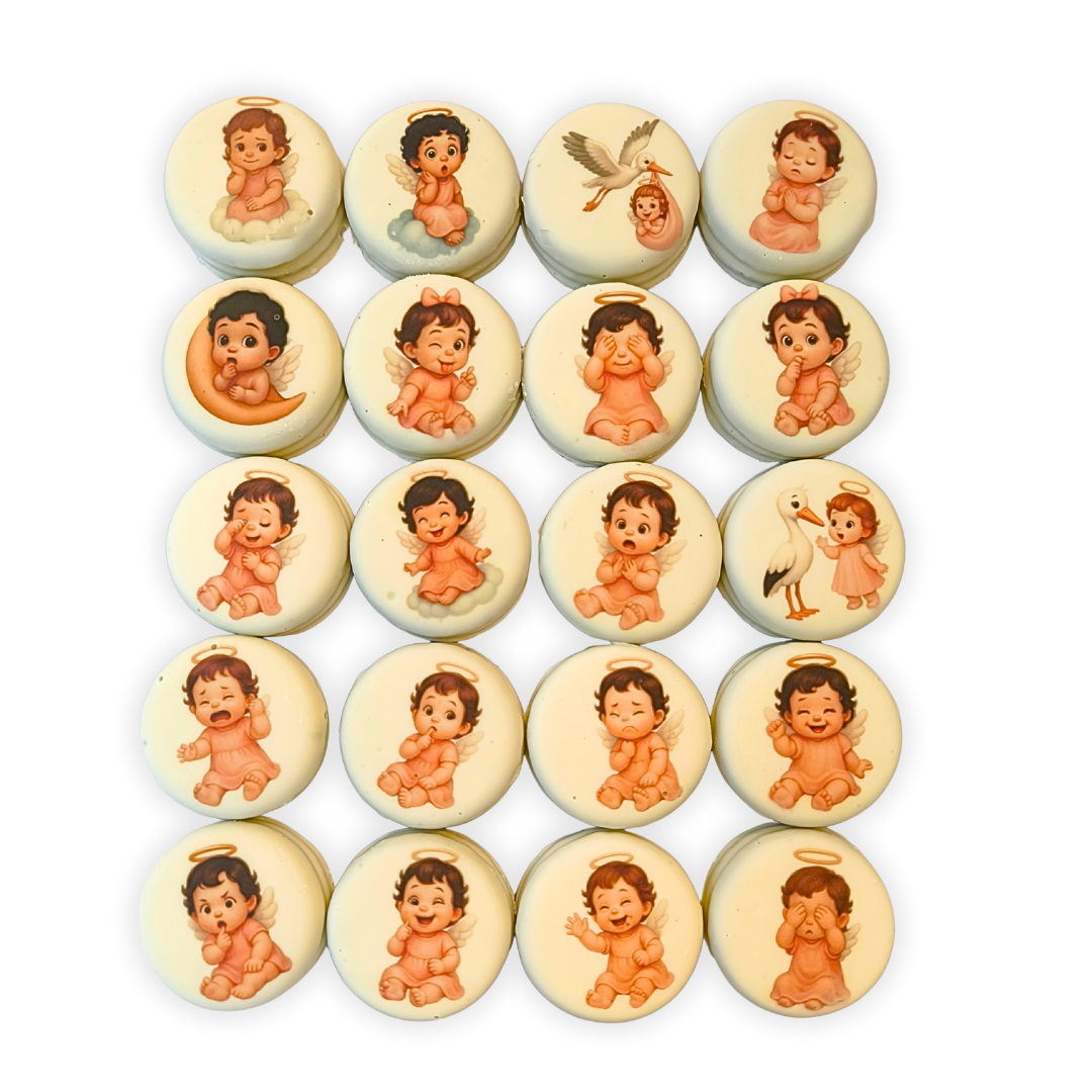 Set de galletas para bautizo de nina - Imagen 2