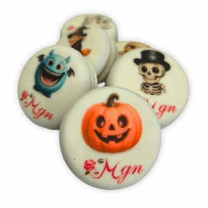 Set de galletas para Halloween con logo