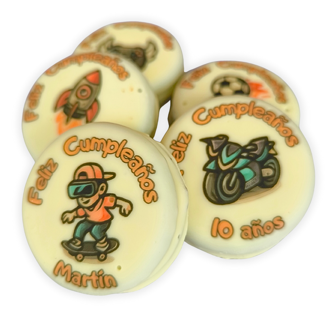 Set de galletas para cumpleaƱos de nino