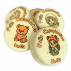 Set de galletas para cumpleaƱos de nina