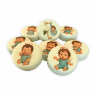 Set de galletas para bautizo de nino