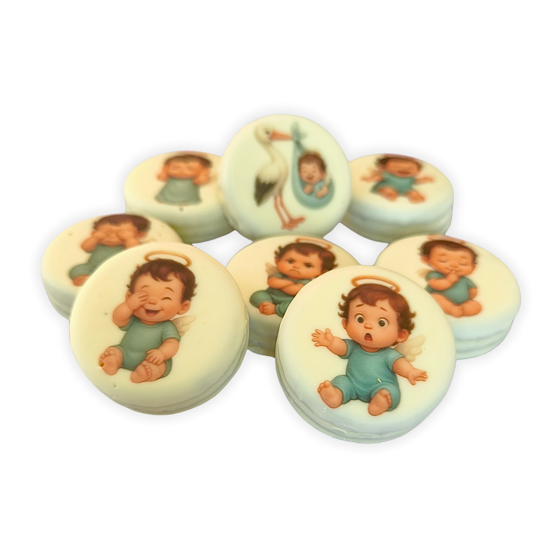 Set de galletas para bautizo de nino