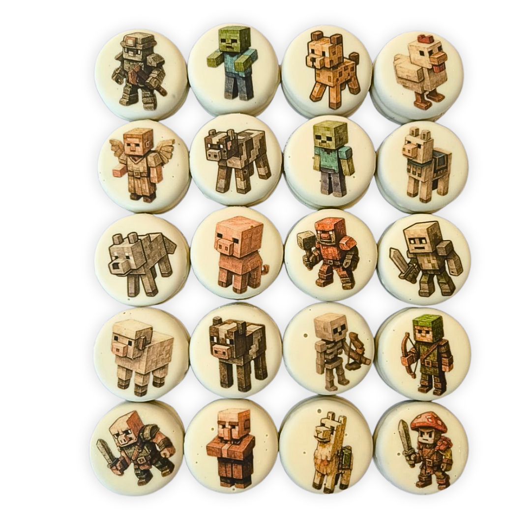 Set de galletas estilo Minecraft para cumpleaƱos - Imagen 2