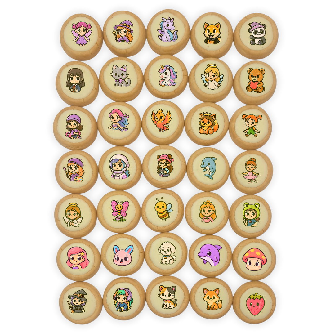 Set de galletas para cumpleaños de niña - Imagen 2