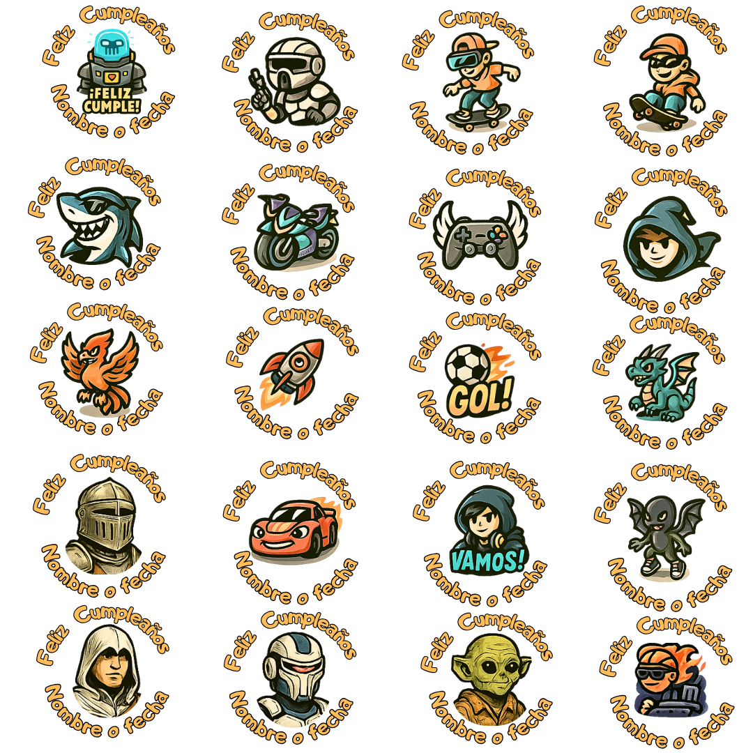 Set de galletas para cumpleaƱos de nino - Imagen 2