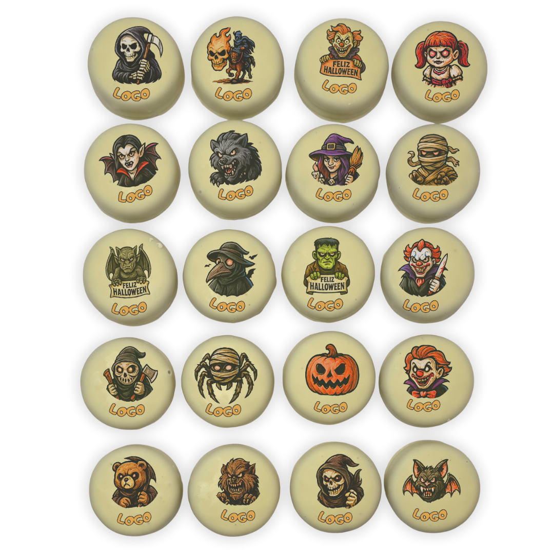 Set de galletas para Halloween con logo - Imagen 2